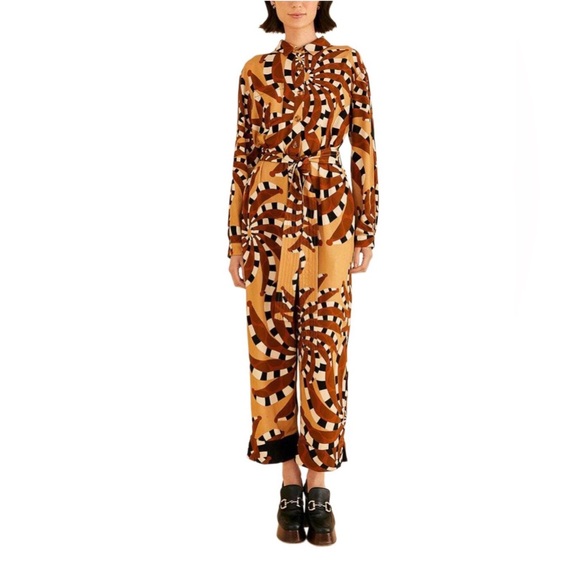 FARM RIO MIXED BANANA JUMPSUIT $230 - Picture 4 of 8